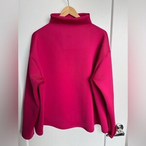 ADAY Like a Boss Pink Turtleneck Sweater